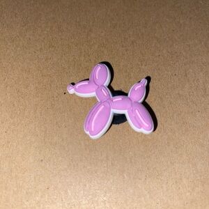 🐊6/$12🐊 Purple and Pink Balloon Dog Croc Charm